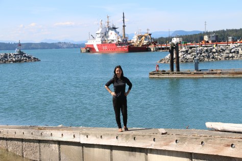 Me and the trusty CCGS John P Tully.